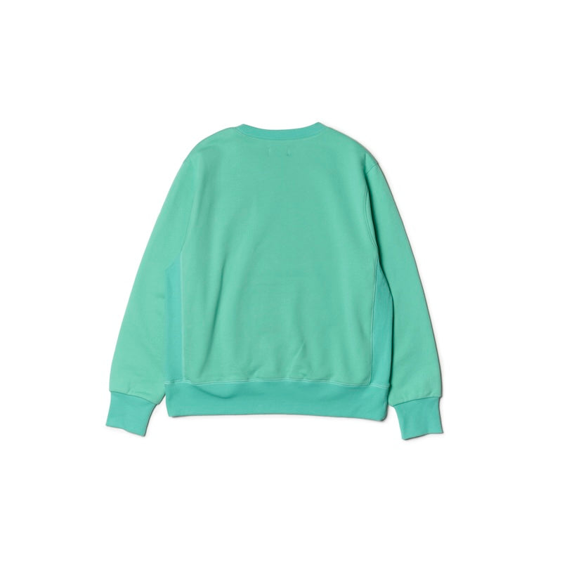 FAKE AS FLOWERS/WORLD PEACE CREWNECK(L.GREEN)