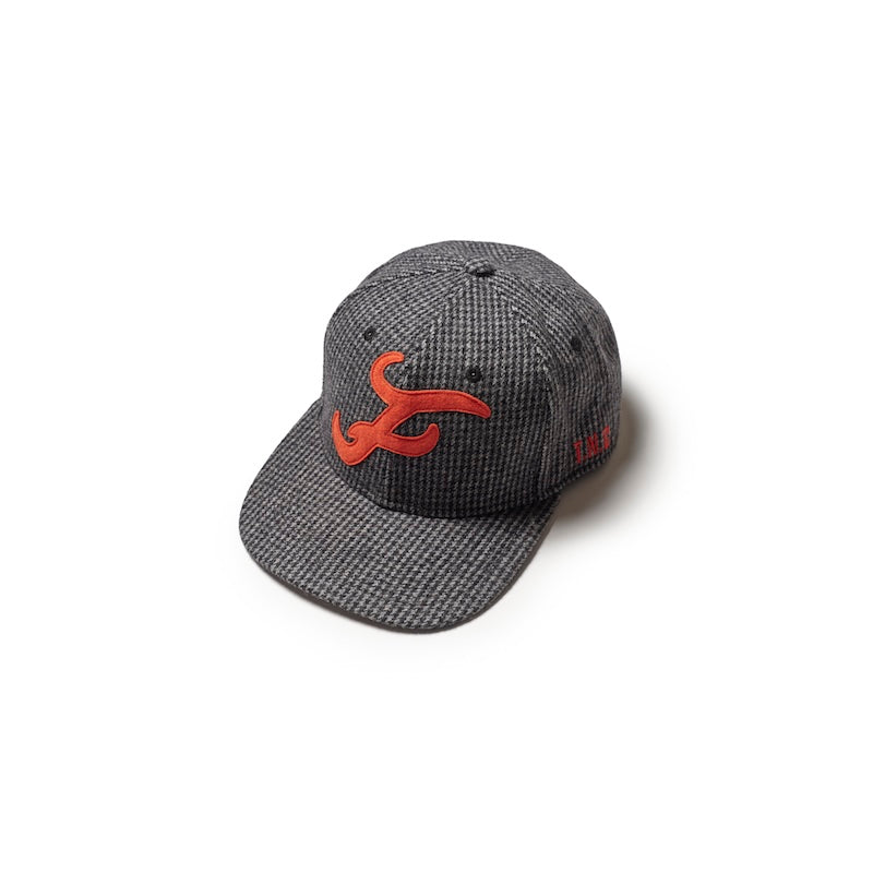 FAKE AS FLOWERS/ FRAVES WOOL CAP(BLACK/CHECK)