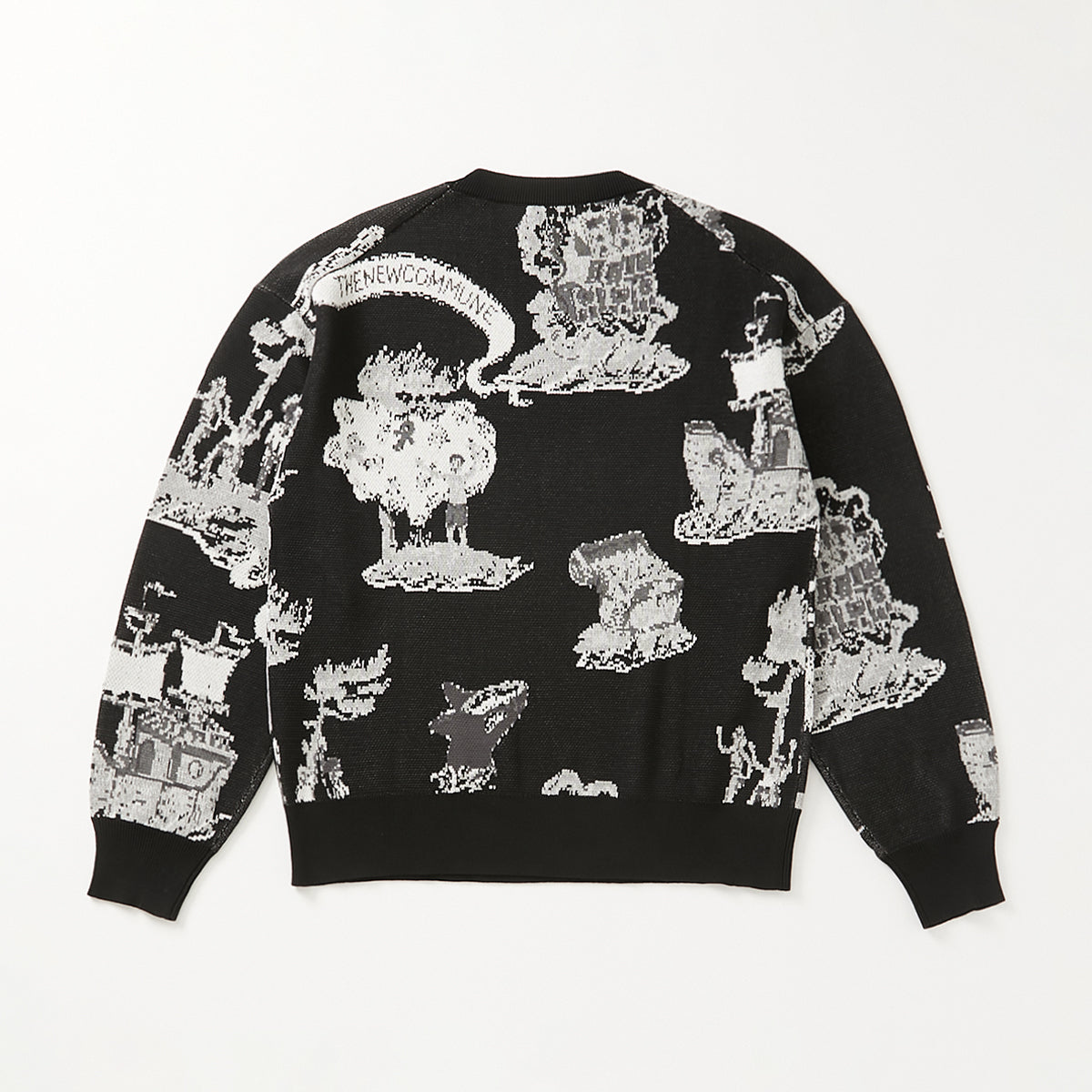 FAKE AS FLOWERS/NEWCOMMUNE Island Jaquard Knit