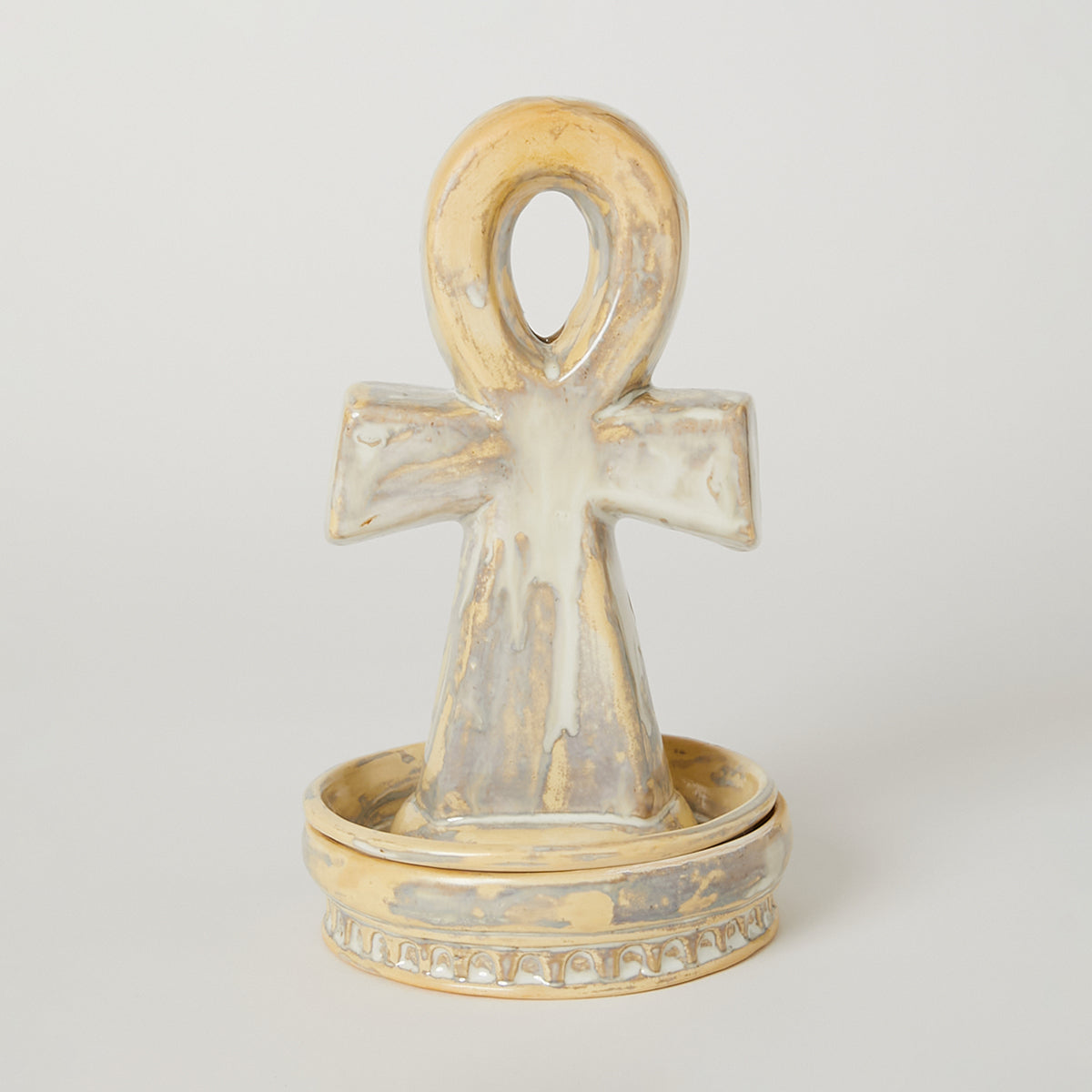 FAKE AS FLOWERS/Ankh Incense Holder