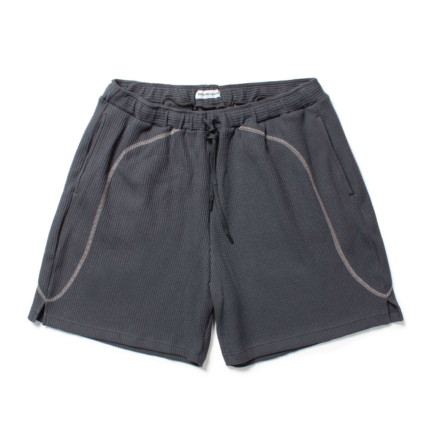 POVAL/Fabien Waffle Shorts(Grape)