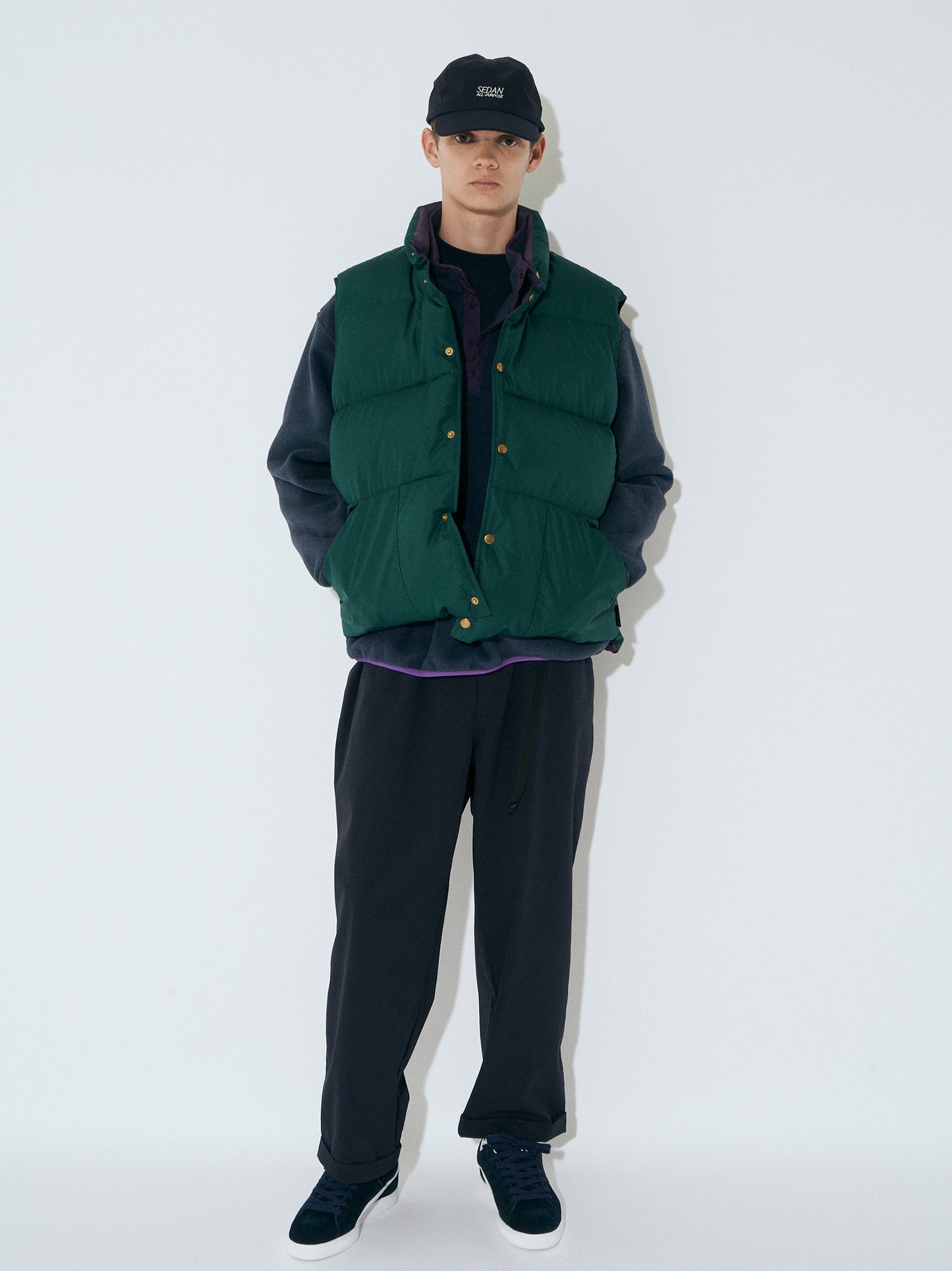 SEDAN ALL-PURPOSE クラシックダウンベスト HUNTER GREEN