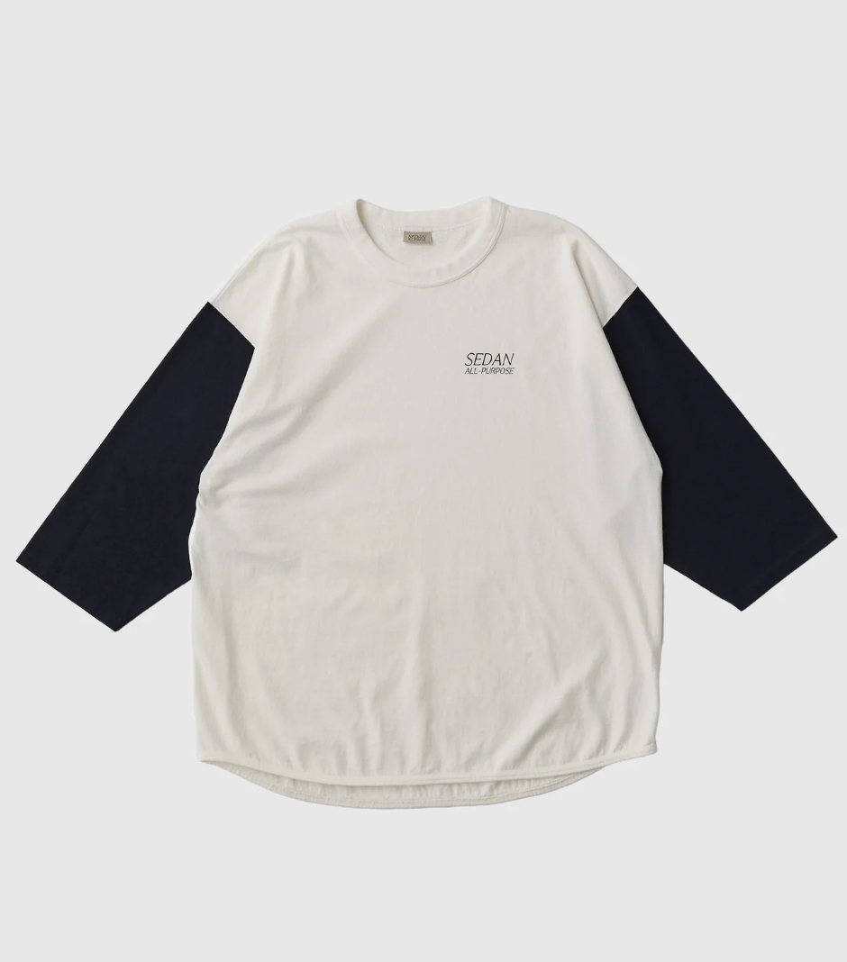 SEDAN ALL-PURPOSE/OG LOGO BASEBALL TEE(Off x Navy)