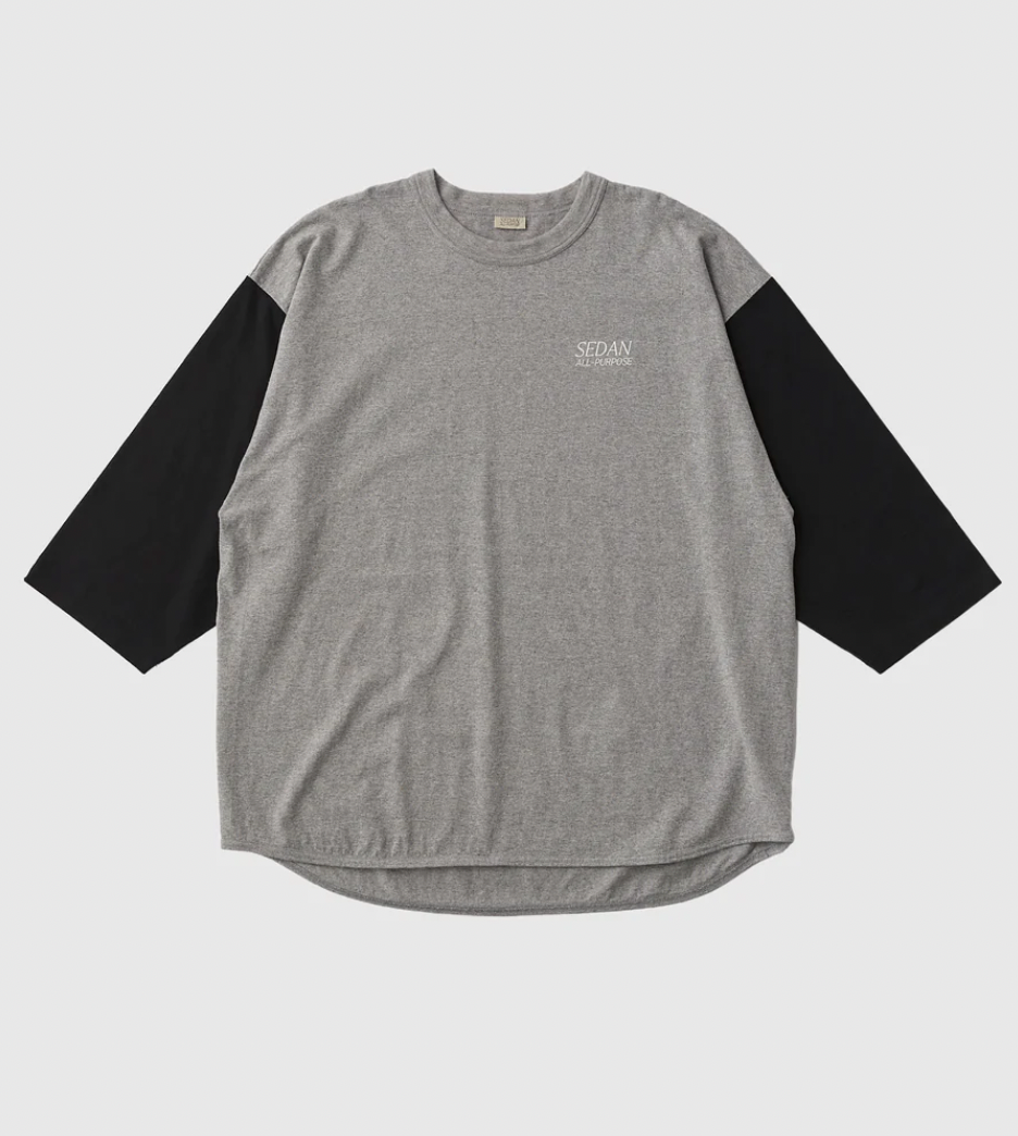 SEDAN ALL-PUPOSE/OG LOGO BASEBALL TEE(Oxford Grey x Black)