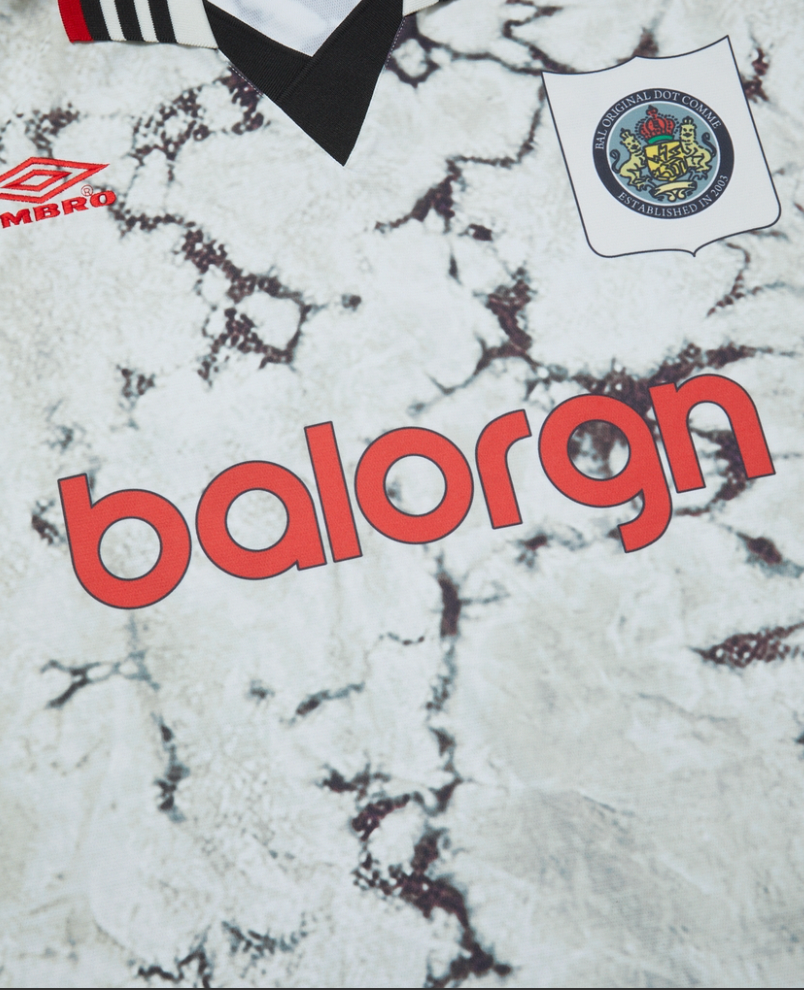BAL/UMBRO LS SOCCER JERSEY(WHITE)
