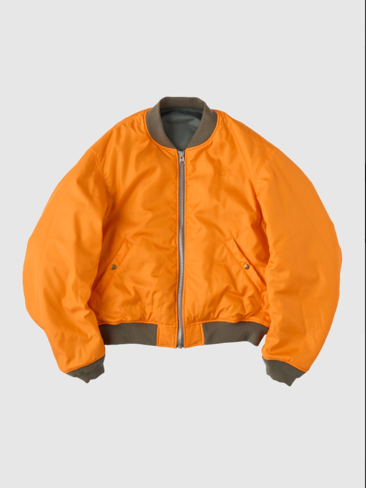 SEDAN ALL-PURPOSE/Reversible CORDURA Flight Jacket(Sage Green x Orange)