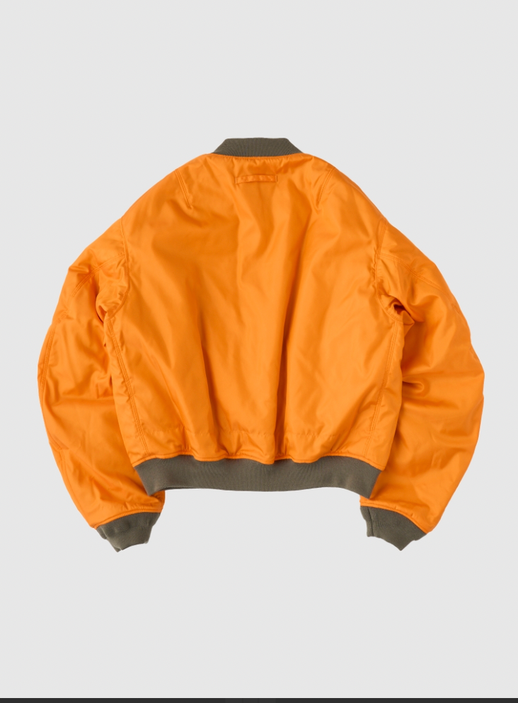 SEDAN ALL-PURPOSE/Reversible CORDURA Flight Jacket(Sage Green x Orange)