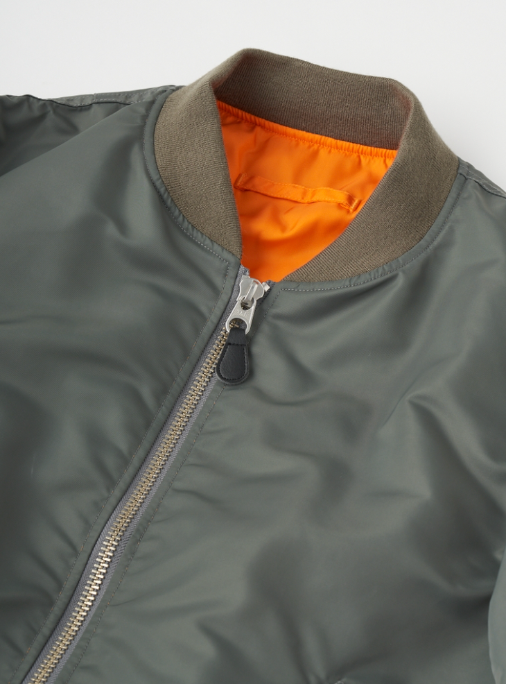 SEDAN ALL-PURPOSE/Reversible CORDURA Flight Jacket(Sage Green x Orange)