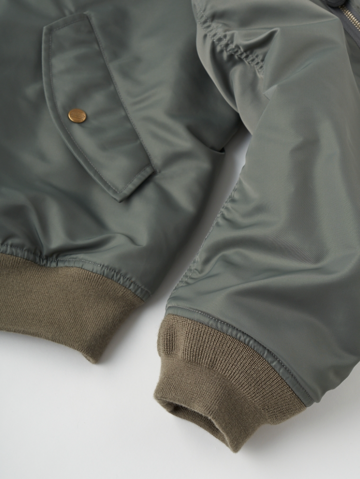 SEDAN ALL-PURPOSE/Reversible CORDURA Flight Jacket(Sage Green x Orange)