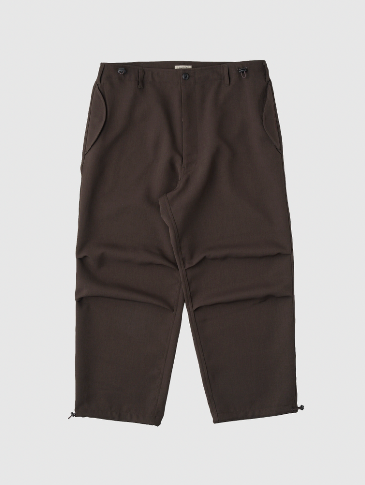 SEDAN ALL-PURPOSE/Tech Wool Over Pant(Chocolate) – Re'verth ONLINE SEDAN ALL-PURPOSE/Tech Wool Over Pant(Chocolate) – Re'verth ONLINE