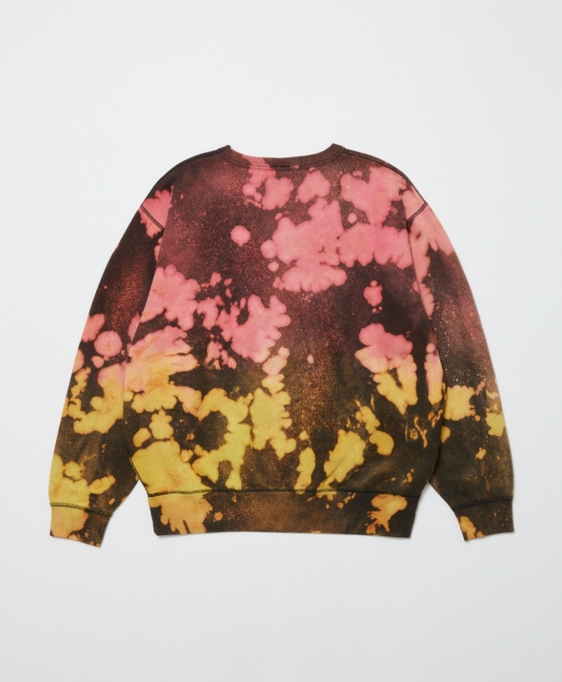 BAL/LOGO TIE DYE CREW by YUKIDYE(BLACK)