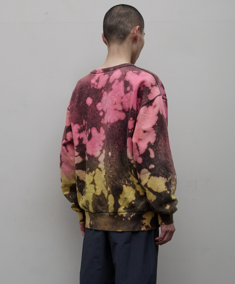 BAL/LOGO TIE DYE CREW by YUKIDYE(BLACK)