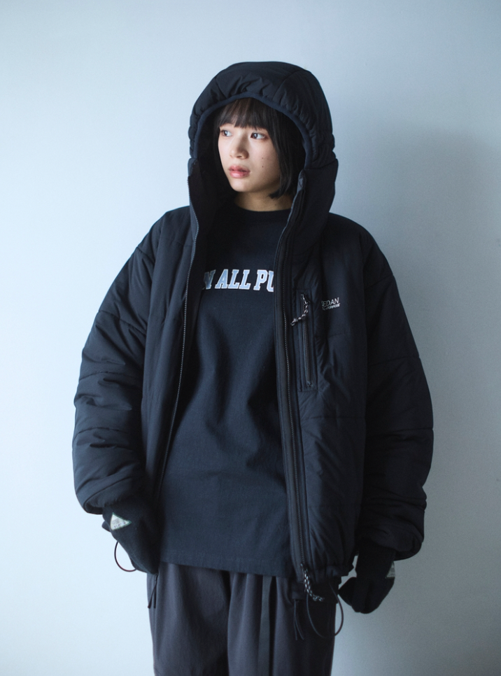 SEDAN ALL-PURPOSE/Polar Puff Parka(BLACK)