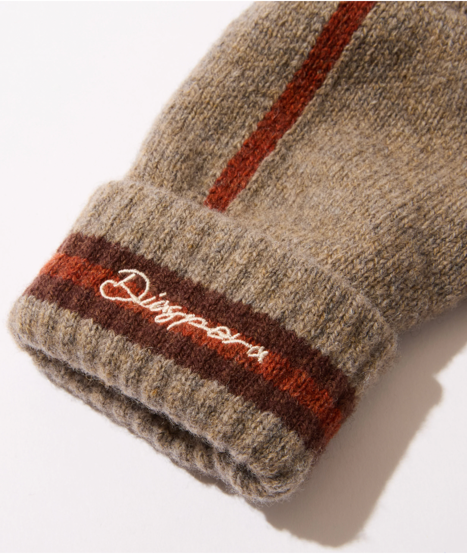 DIASPORA SKATEBOARDS/Striped Mitten (Slate/Brown)