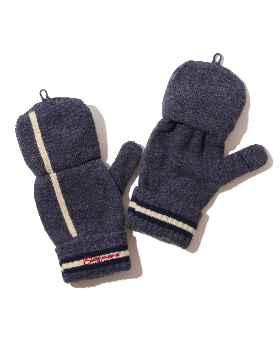 DIASPORA SKATEBOARDS/Striped Mitten (Slate/Brown)