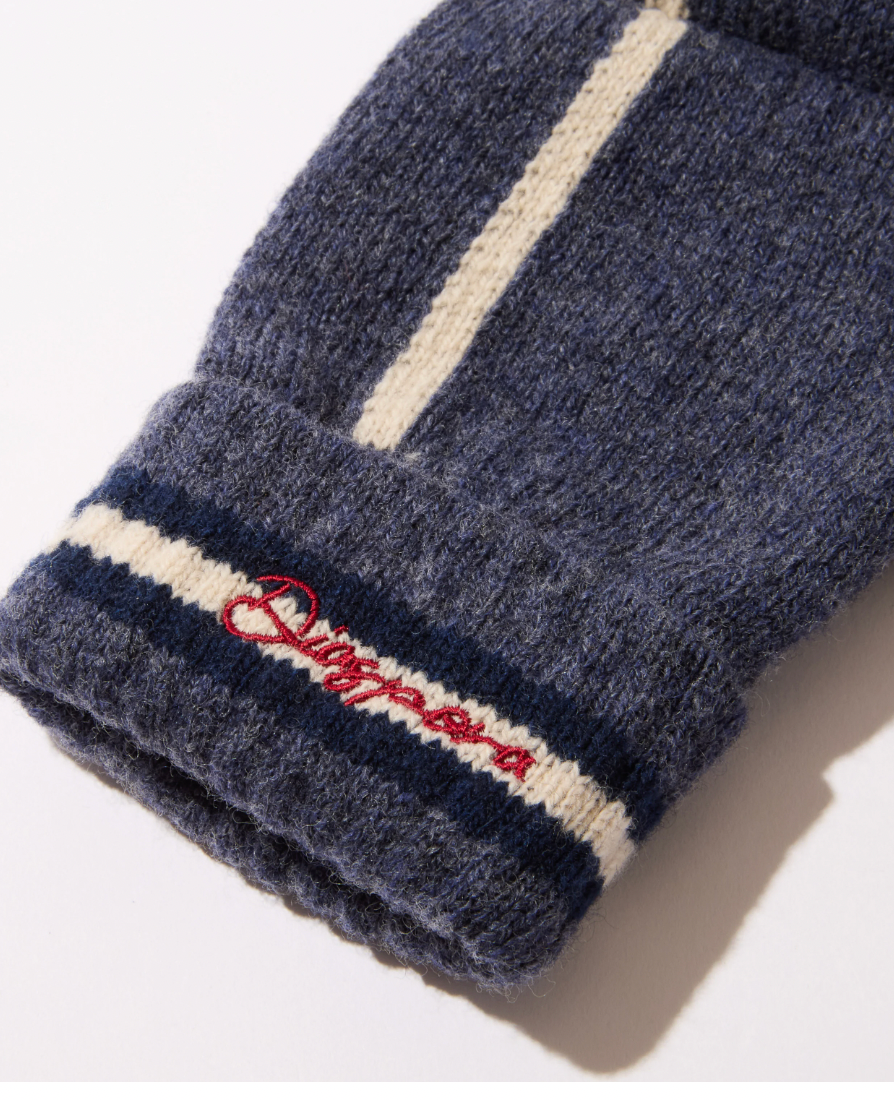 DIASPORA SKATEBOARDS/Striped Mitten (Slate/Brown)