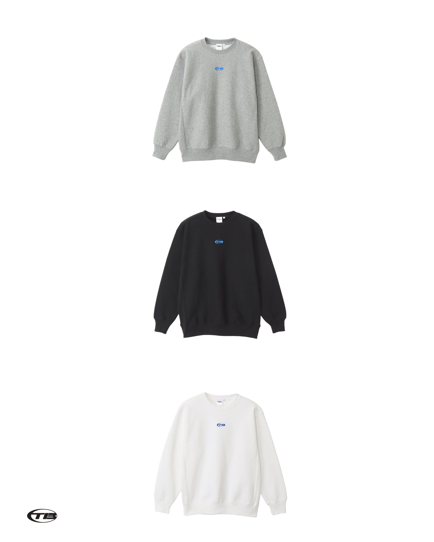 Runner Crew Neck Sweat(White)/THROWBACK