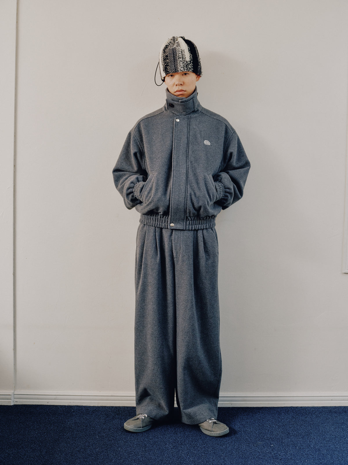 SOL/WOOL EASY 2-TUCK PANTS