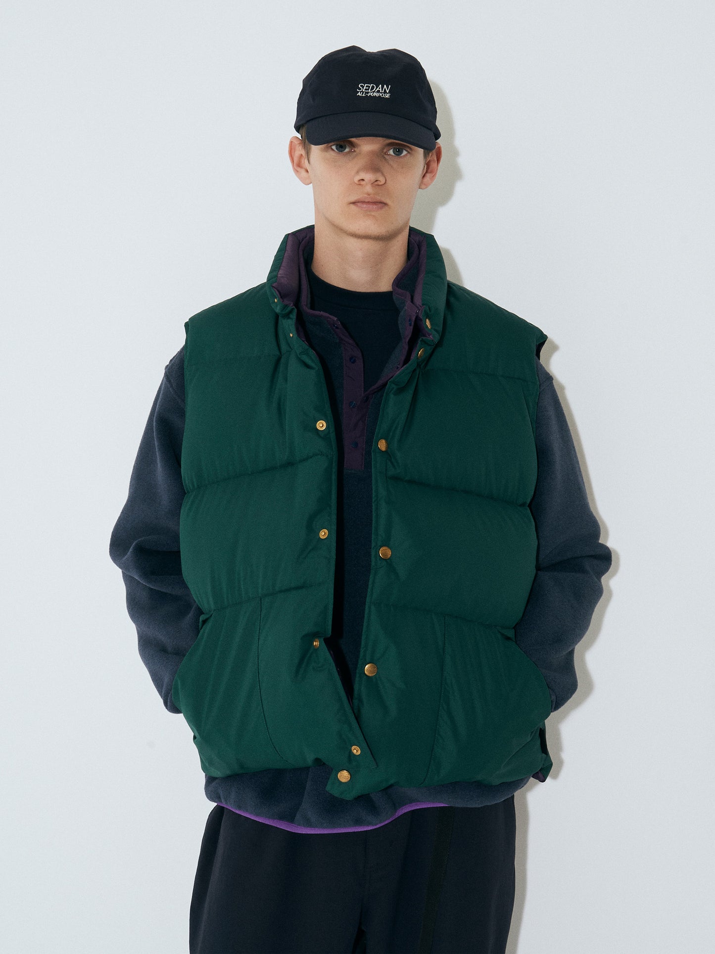 SEDAN ALL-PURPOSE クラシックダウンベスト HUNTER GREEN