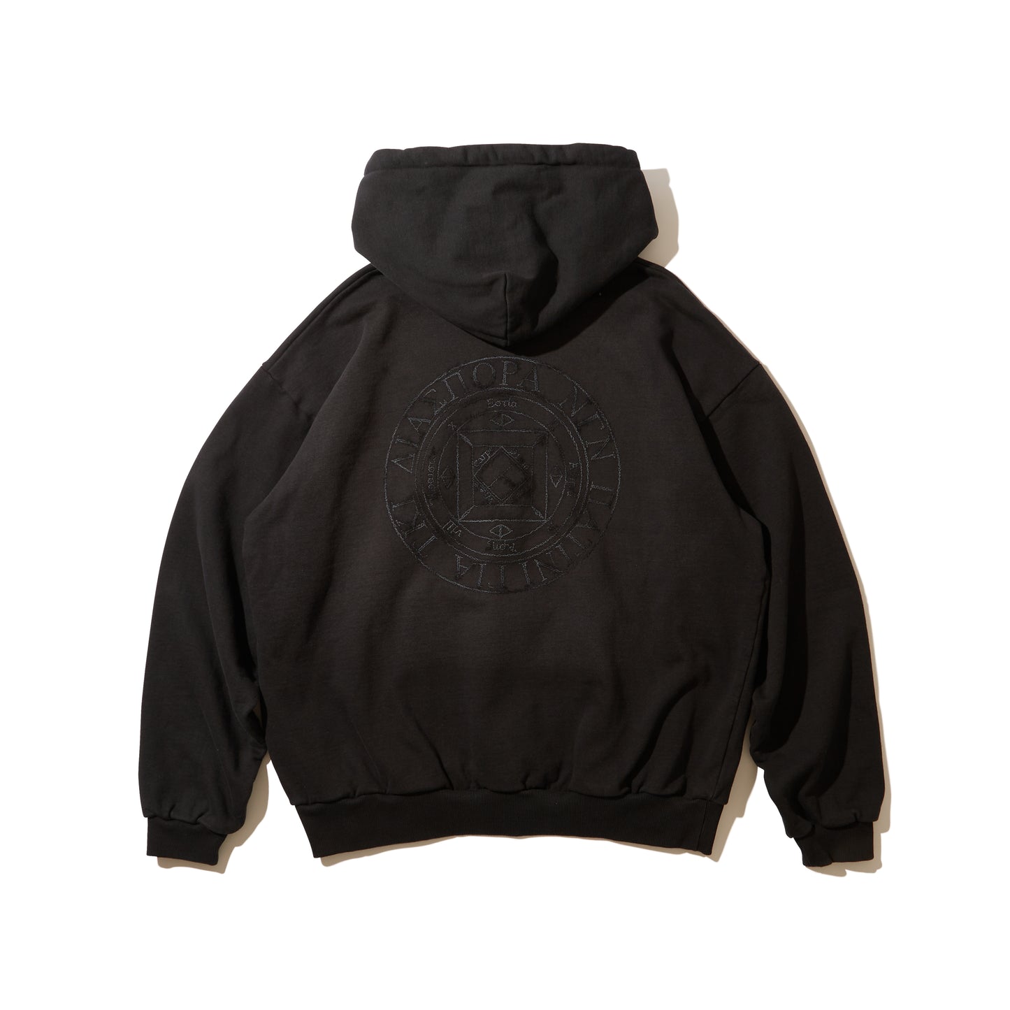 Misty Magic Circle Hooded Sweatshirt(Black)/Diaspora skateboards