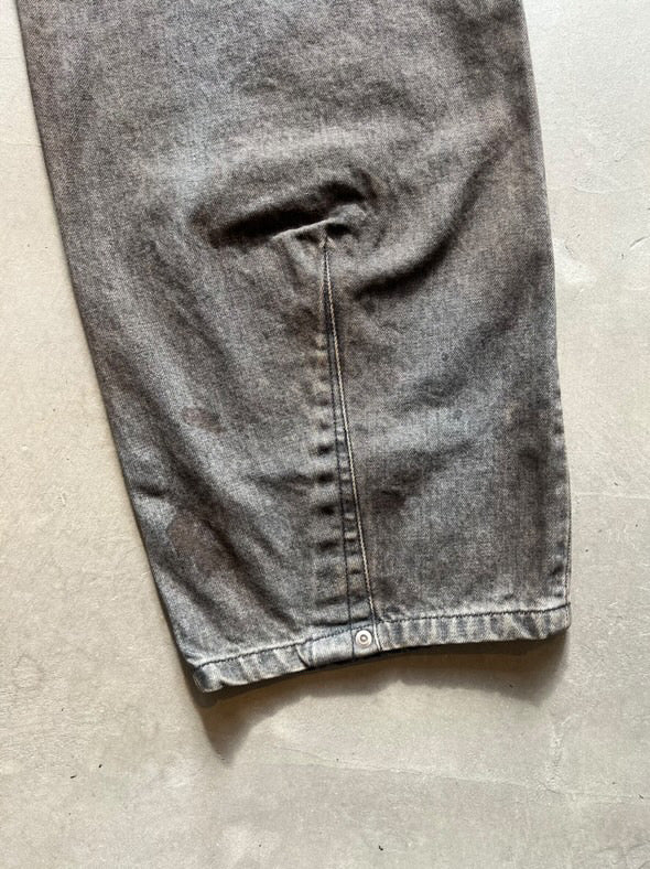 FAKE AS FLOWERS/NEWCOMMUNE DIRT BAGGY DENIM
