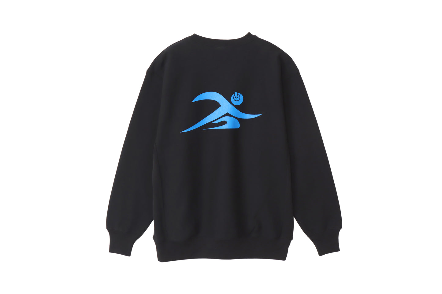 Runner Crew Neck Sweat(Black)/THROWBACK