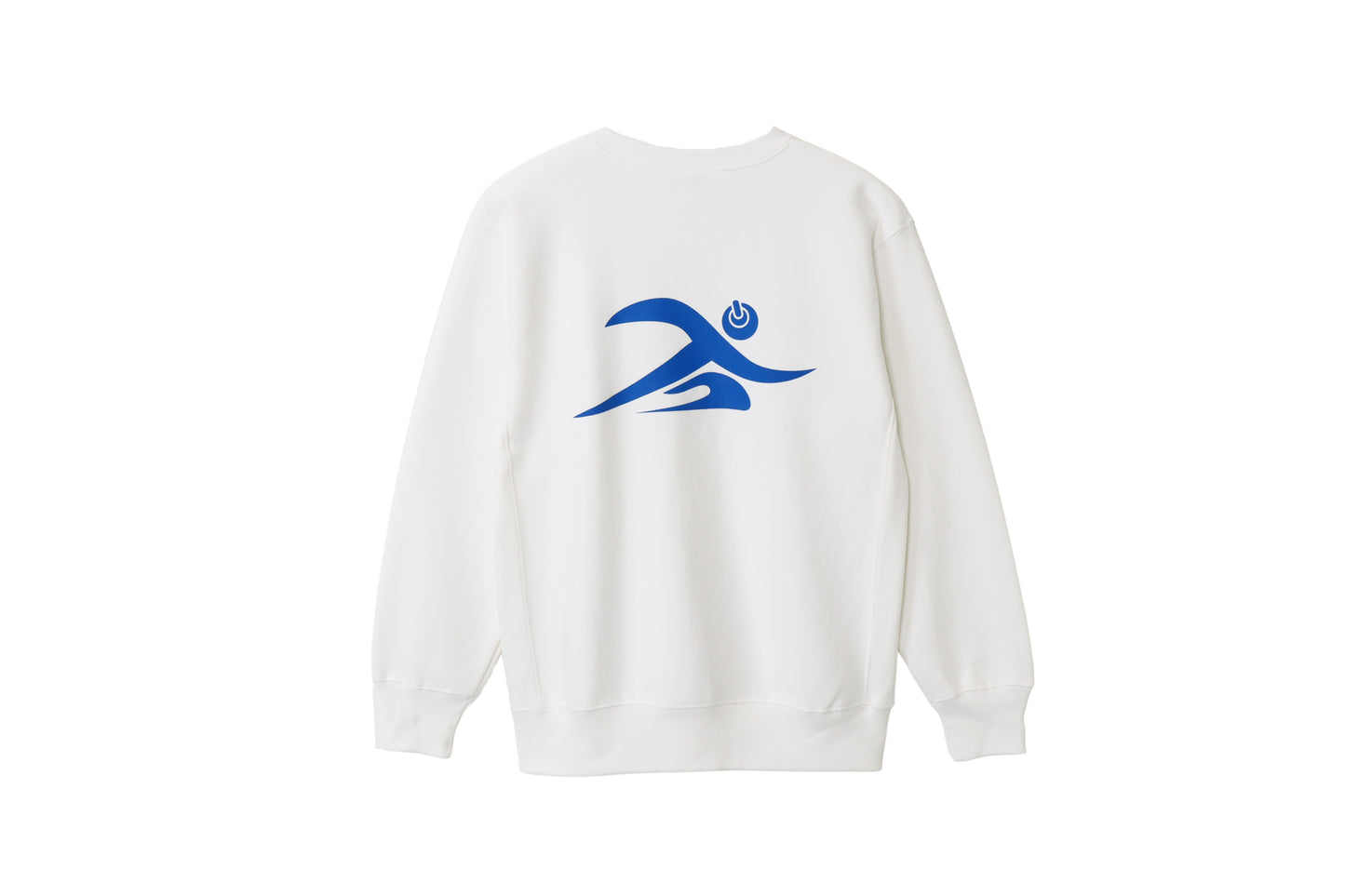 Runner Crew Neck Sweat(White)/THROWBACK