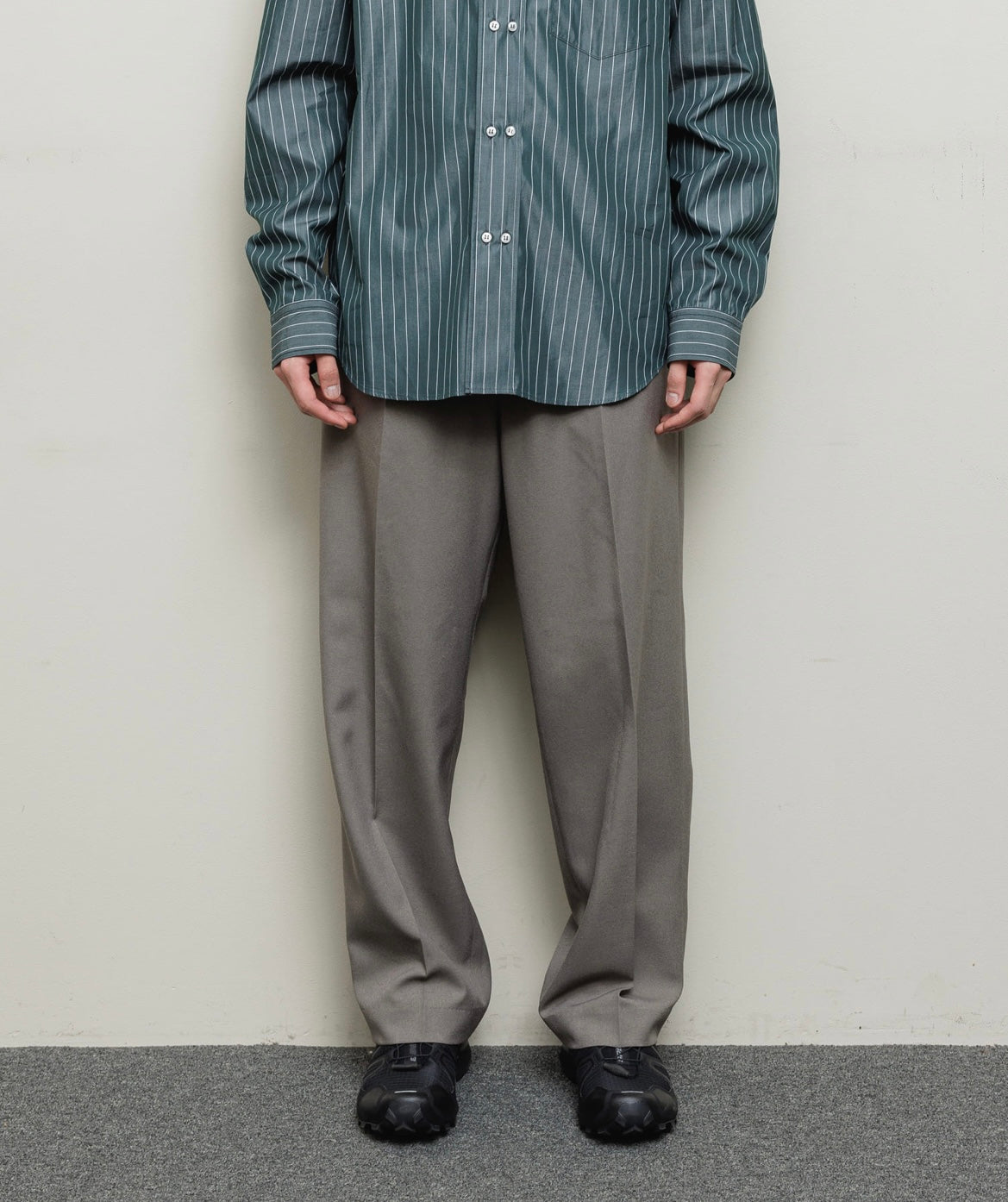 BAL/FARAH FAUX WOOL WIDE TAPERED EASY