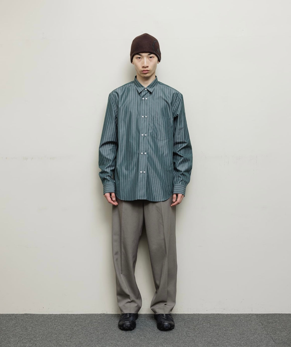 BAL/FARAH FAUX WOOL WIDE TAPERED EASY