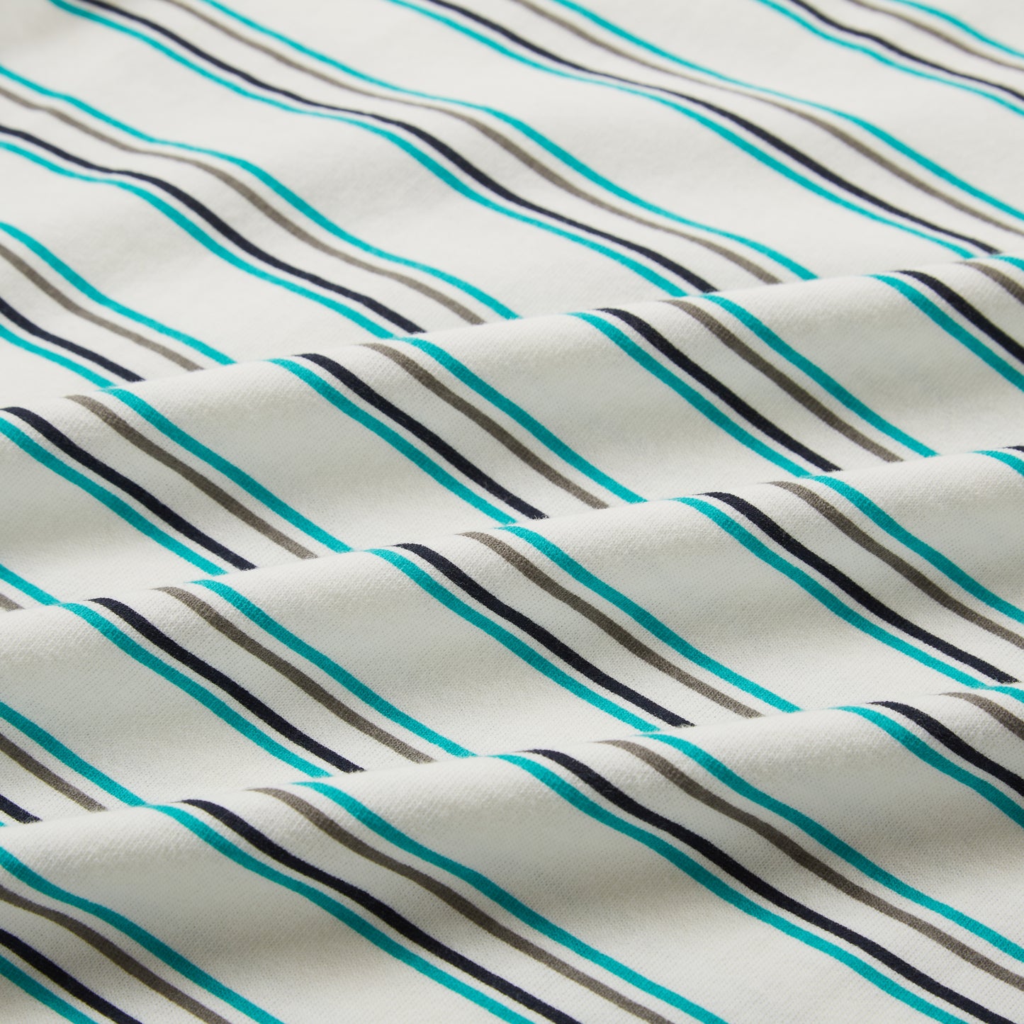 Diaspora skateboards/Printed Stripe S/S Top(White)