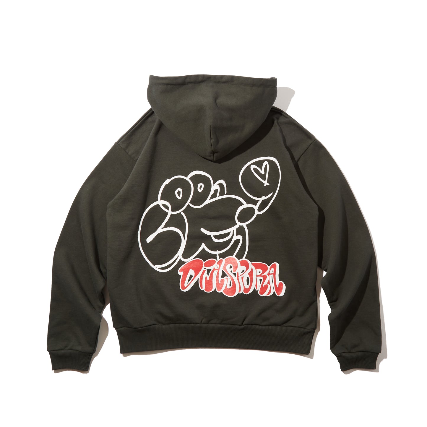 Sunday Hooded Sweatshirt(Grayish Khaki)/Diaspora skateboards