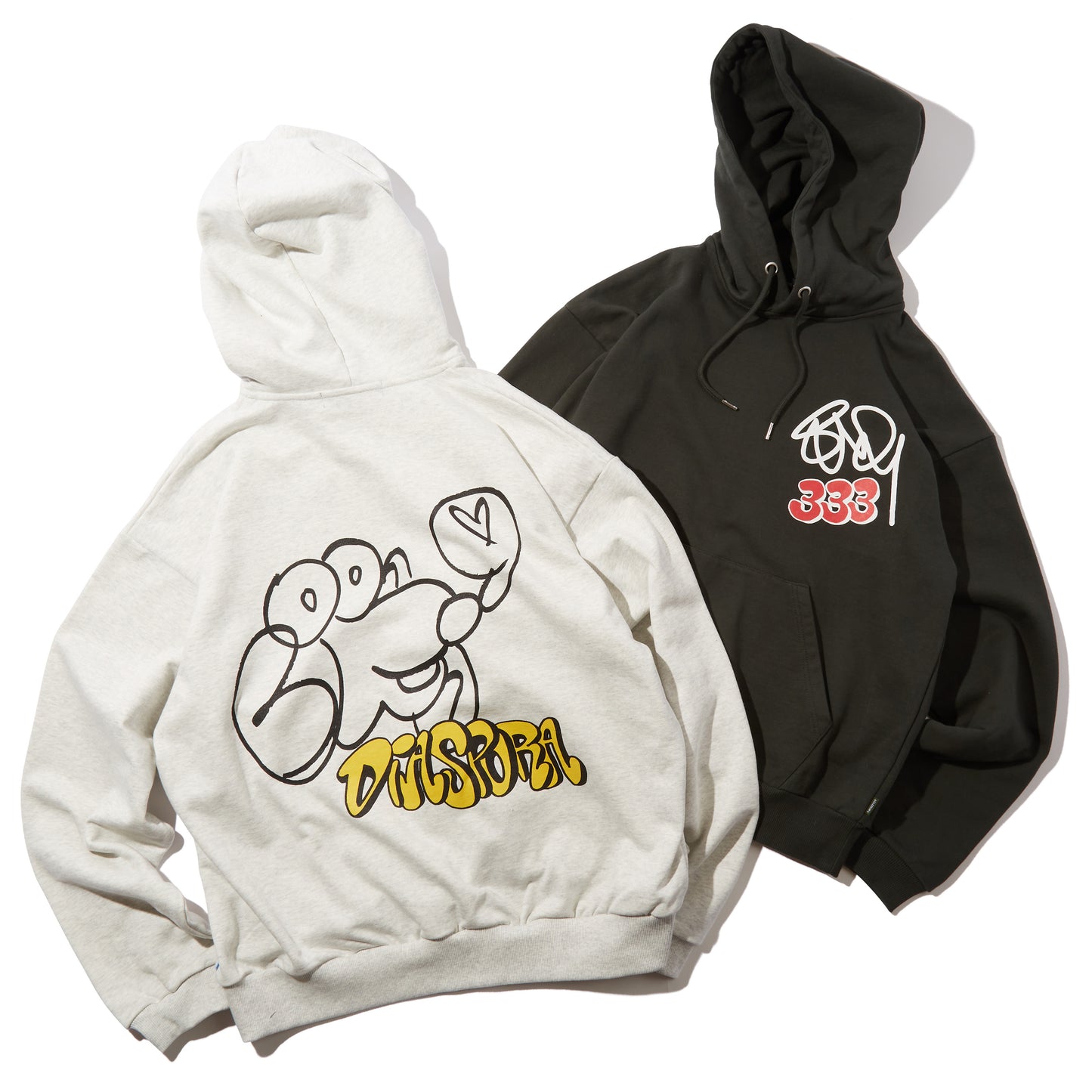 Sunday Hooded Sweatshirt(ICE)/Diaspora skateboards