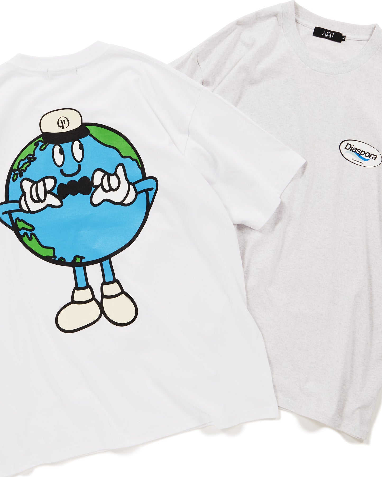 Diaspora skateboards/Agent Tee(White/Steam)