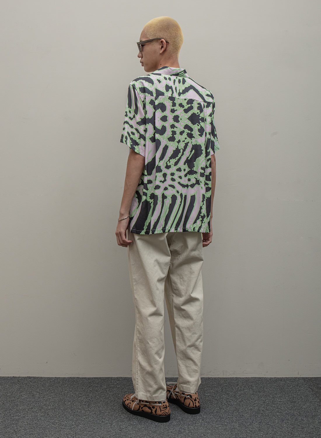 BAL(バル)/ACID ANIMAL RAYON SS SHIRT(GREEN)
