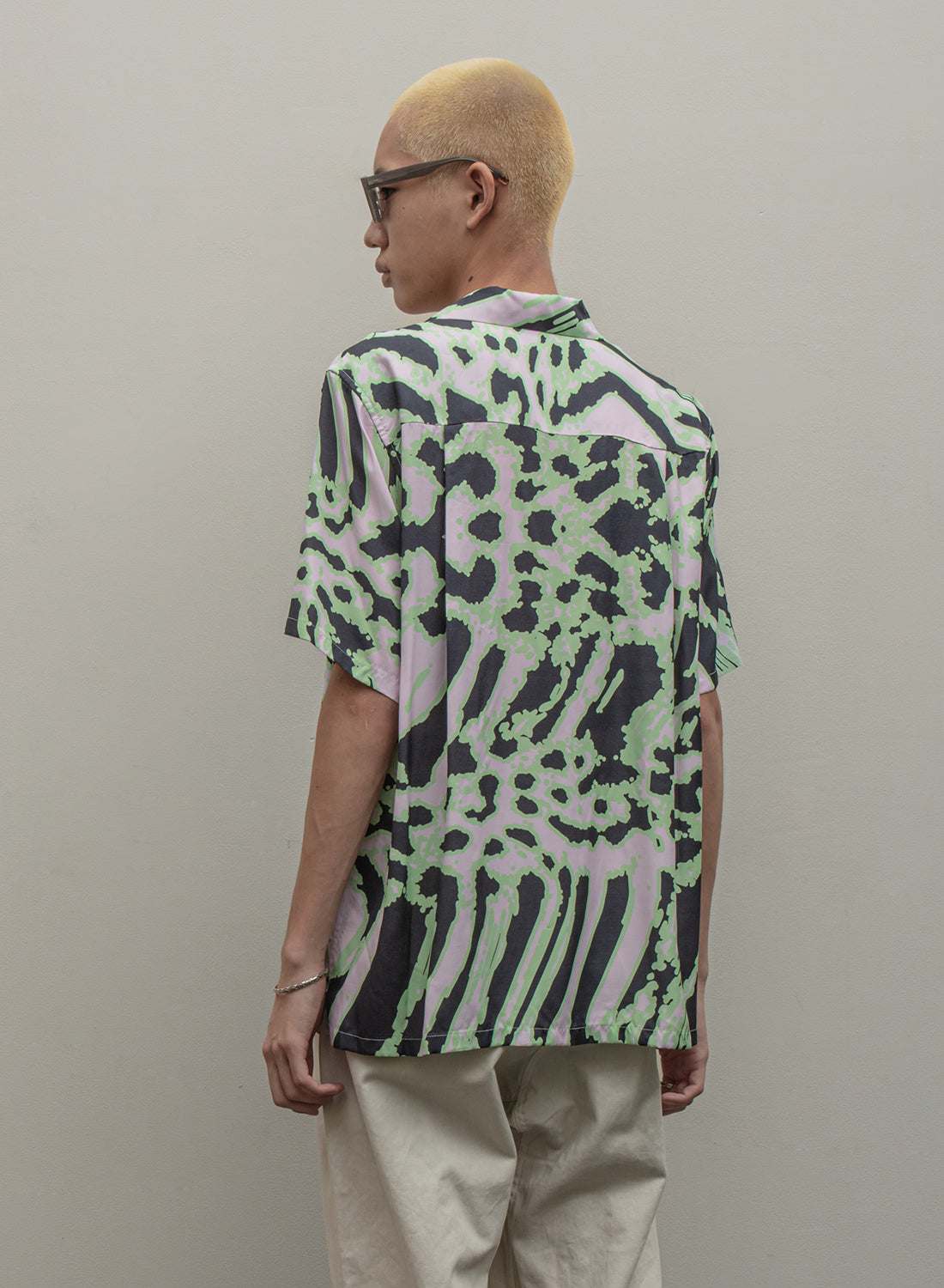 BAL(バル)/ACID ANIMAL RAYON SS SHIRT(GREEN)