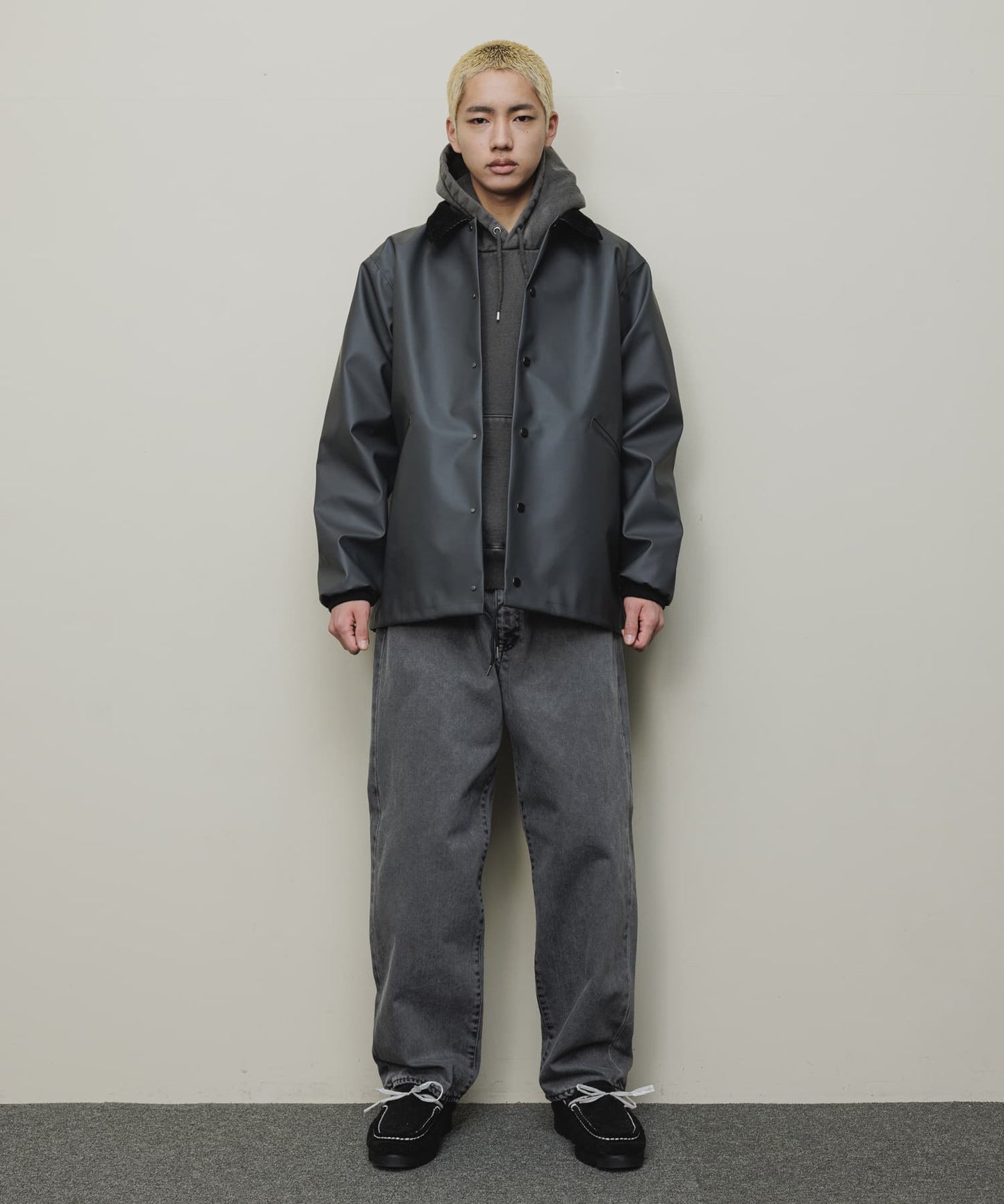 WATER REPELLENT COAH JACKET(ANTHRACITE)/BAL バル