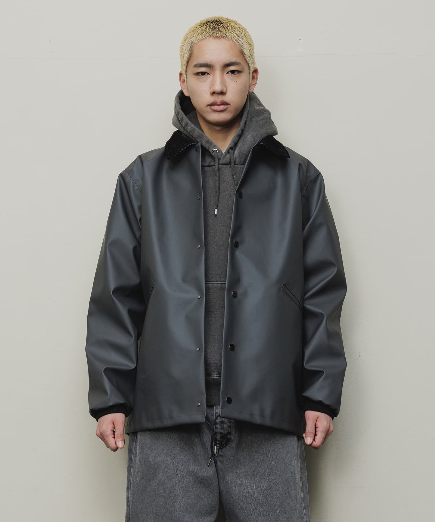 WATER REPELLENT COAH JACKET(ANTHRACITE)/BAL バル
