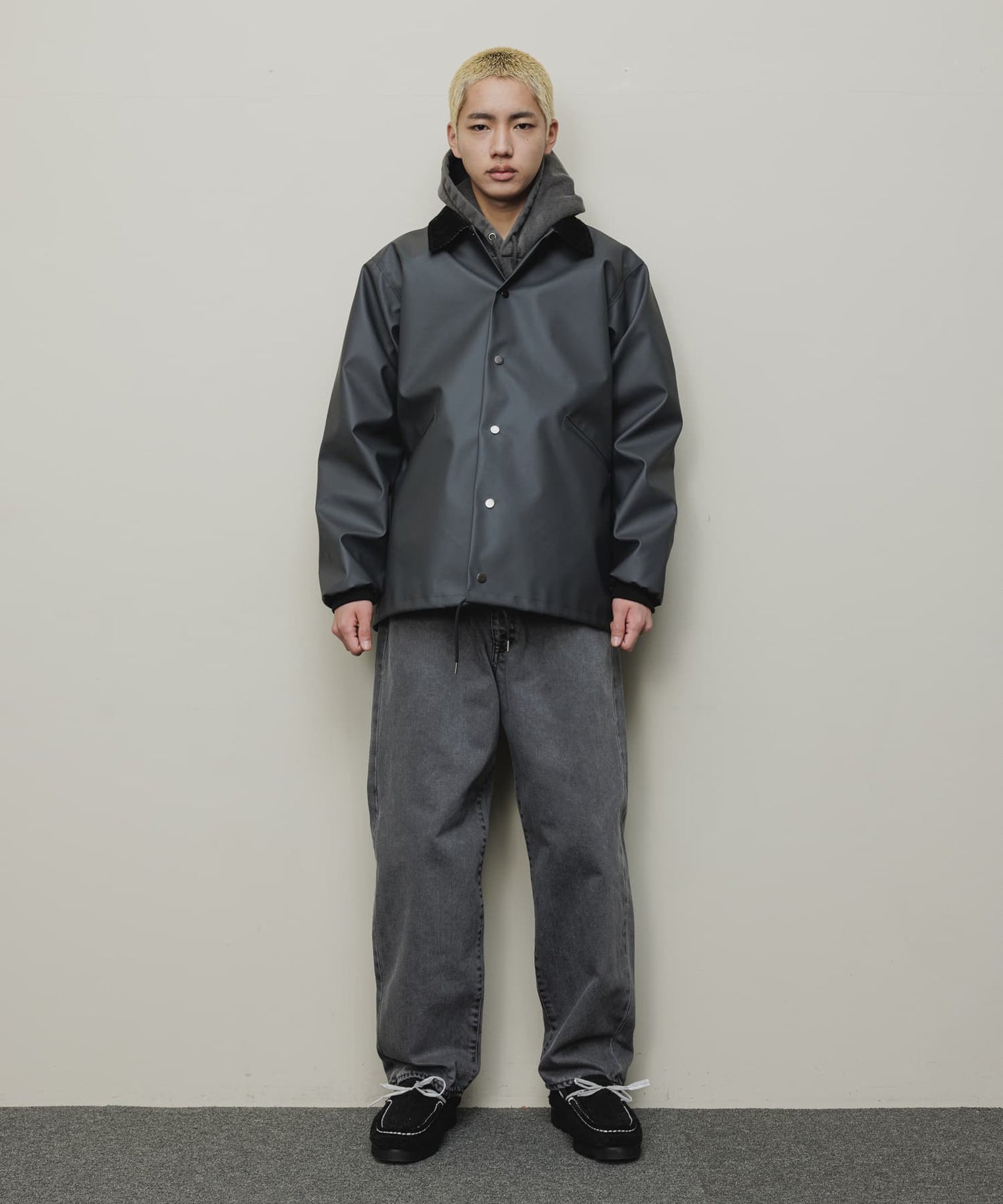 WATER REPELLENT COAH JACKET(ANTHRACITE)/BAL バル