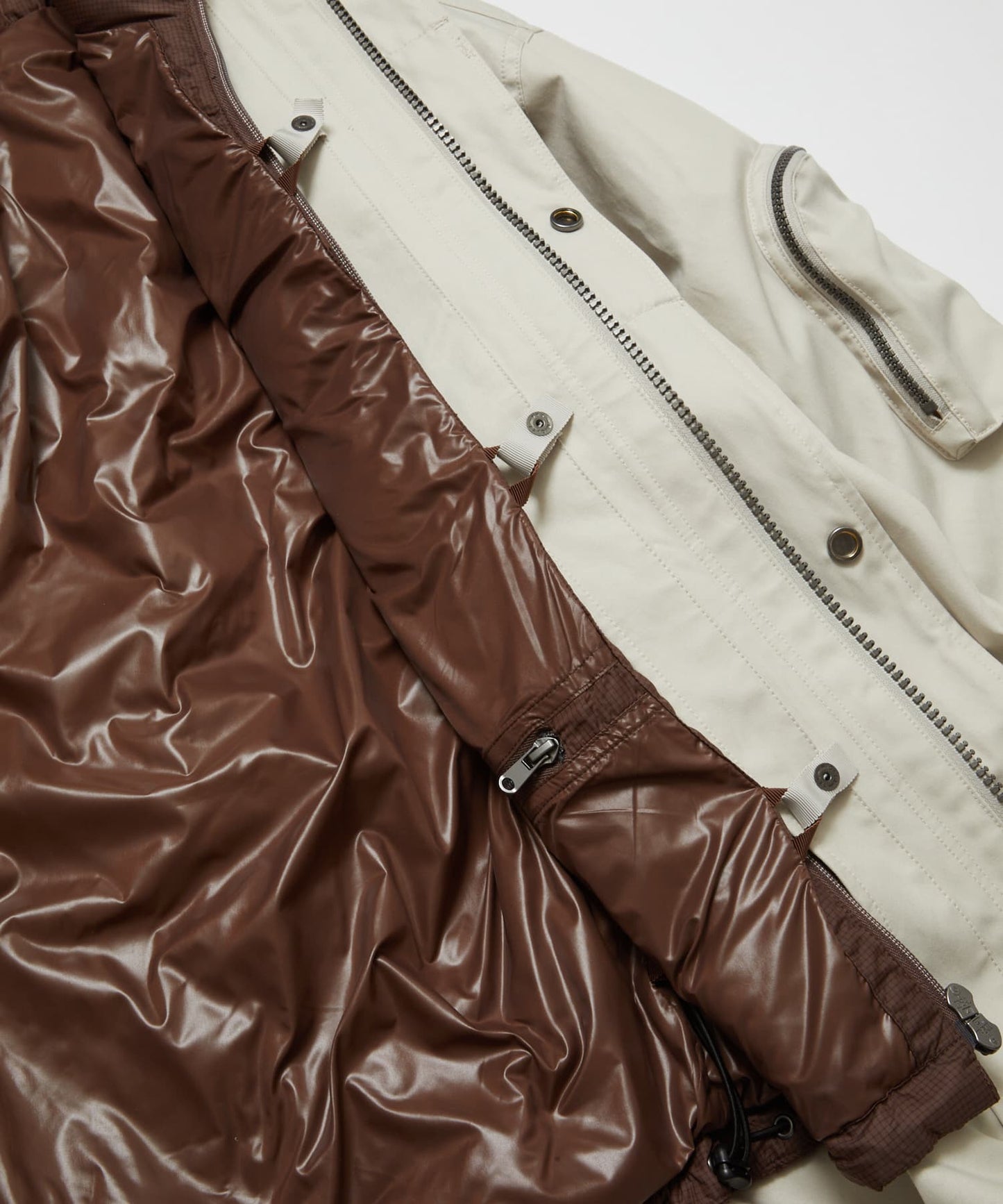 COTTON NYLON FISTTAIL COAT(STONE)/BAL バル