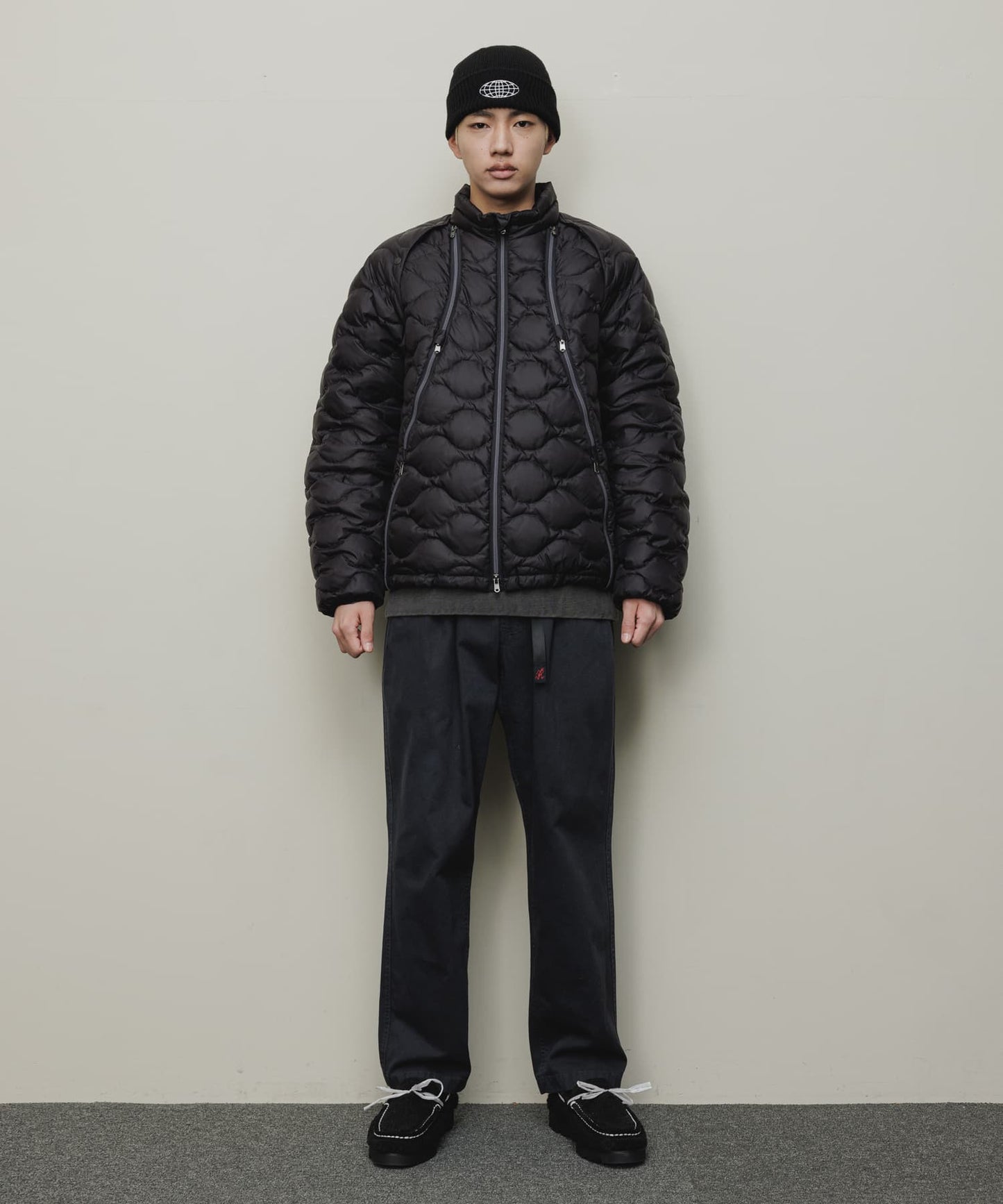 REMOVABLE SLEEVE DOWN JACKET(BLACK)/BAL