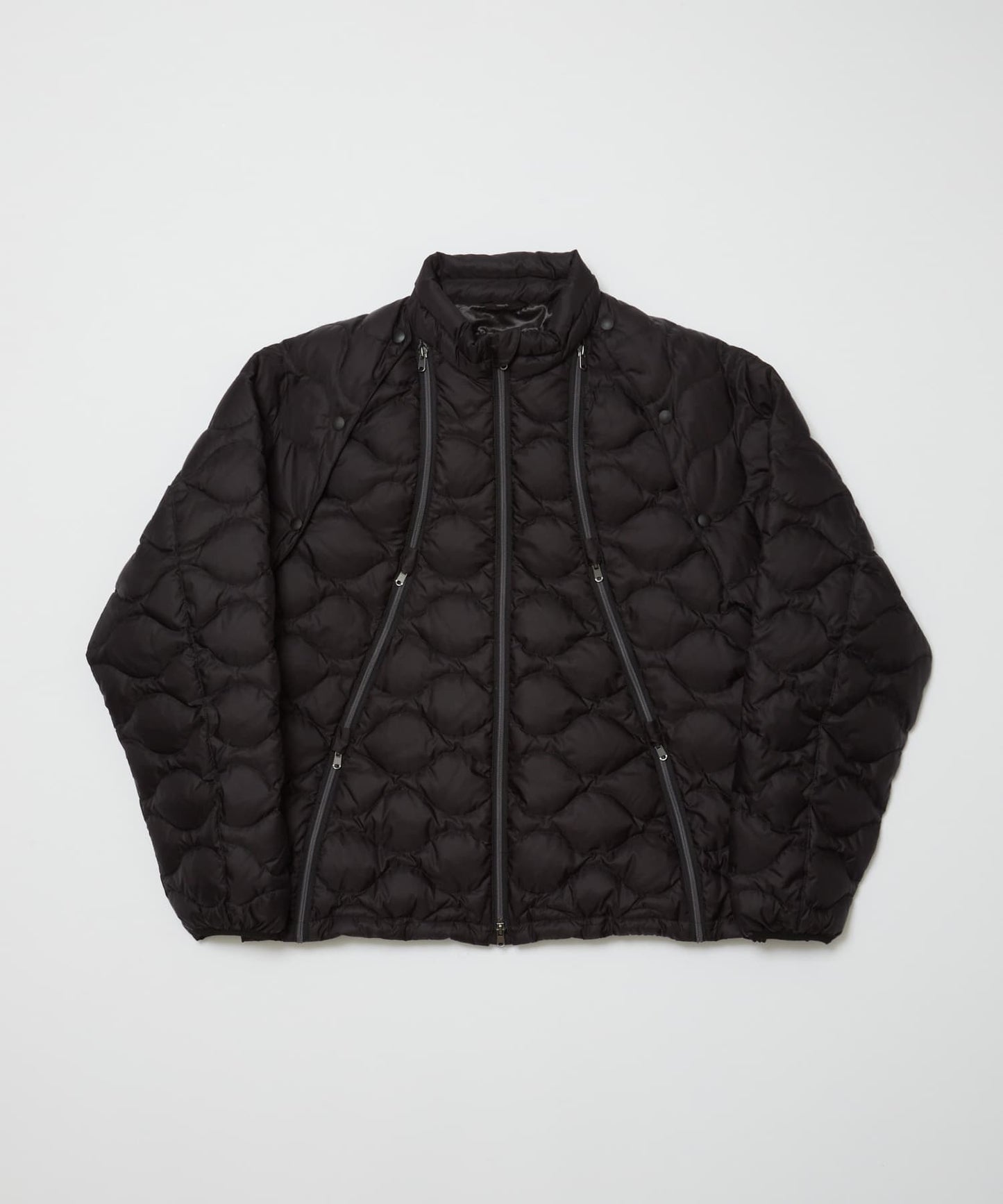 REMOVABLE SLEEVE DOWN JACKET(BLACK)/BAL