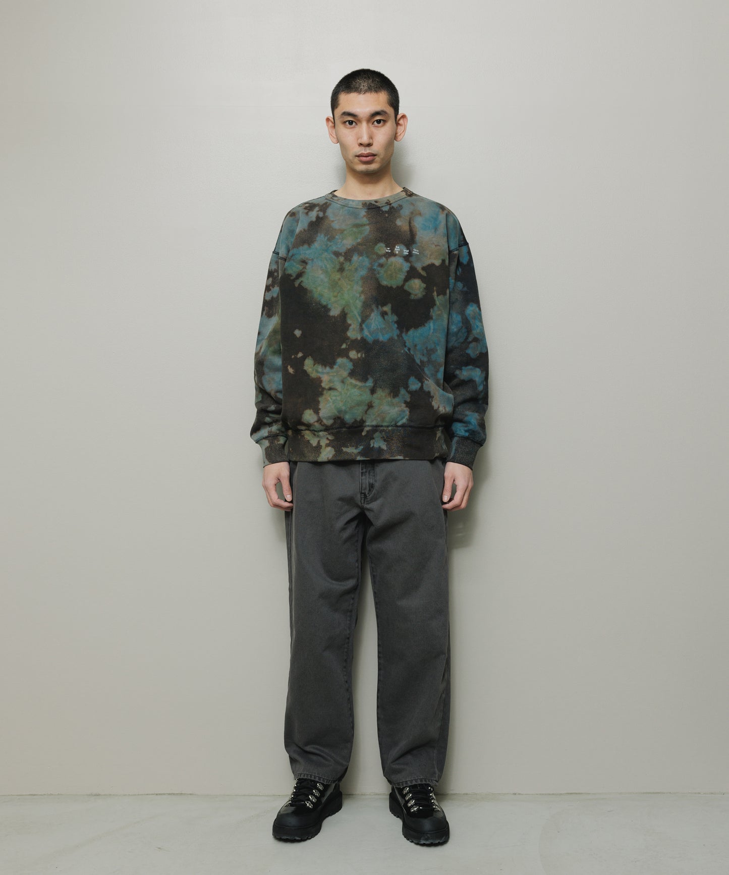 BAL/LOGO TIE DYE CREW by YUKIDYE