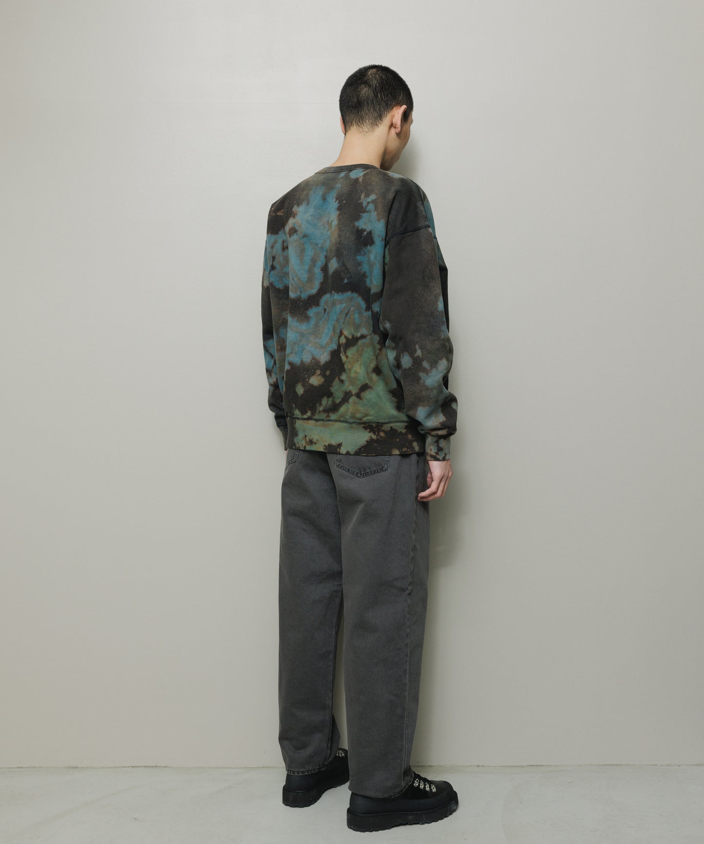 BAL/LOGO TIE DYE CREW by YUKIDYE