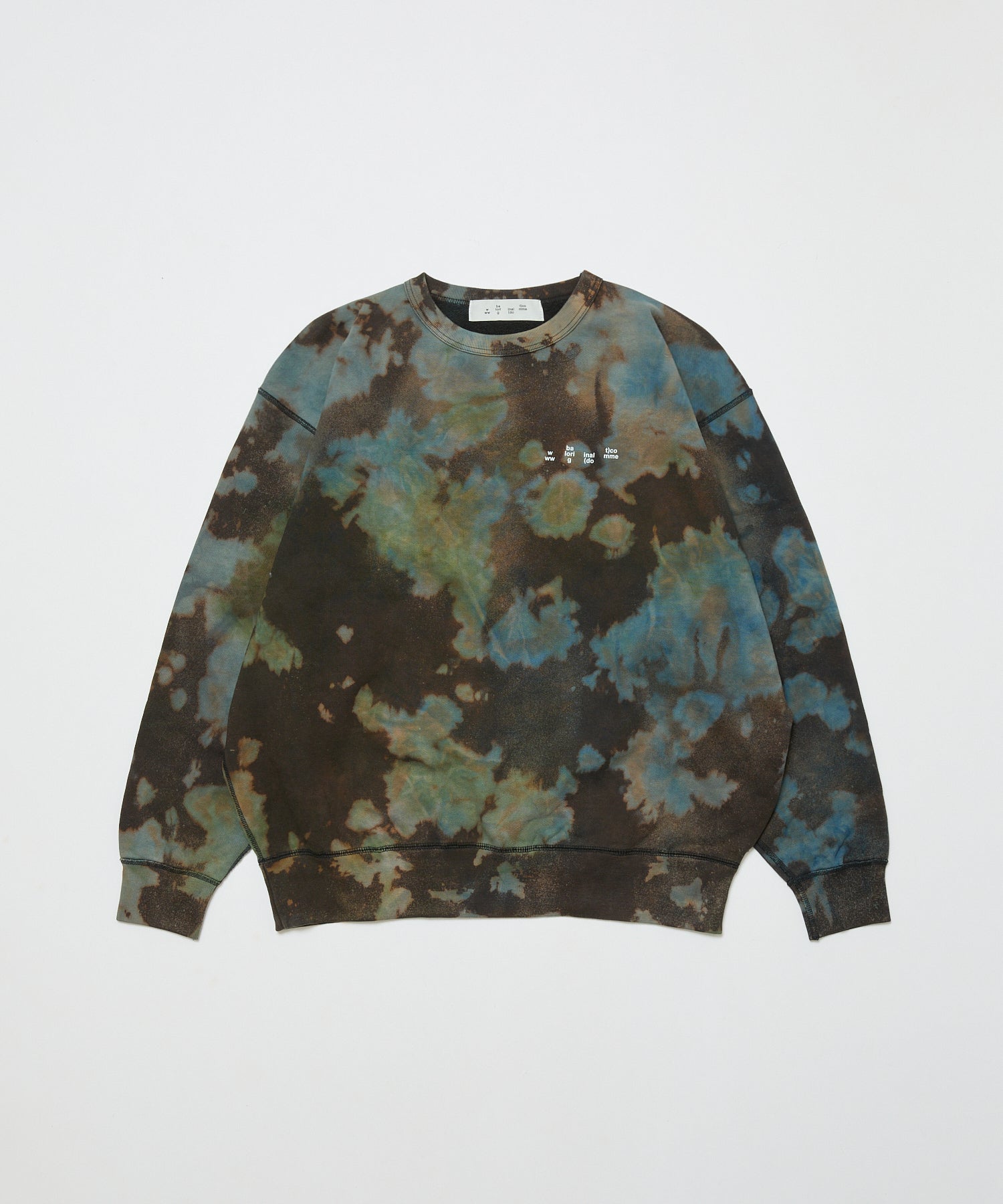 BAL/LOGO TIE DYE CREW by YUKIDYE – Re