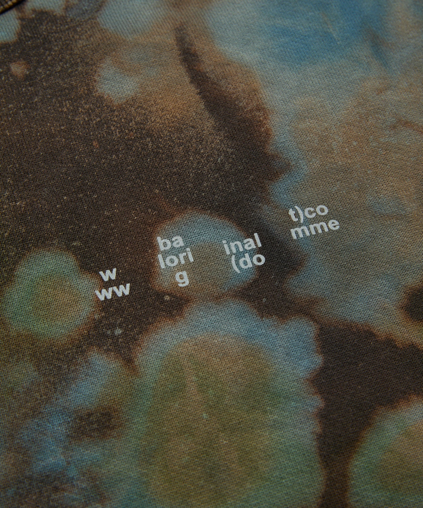 BAL/LOGO TIE DYE CREW by YUKIDYE