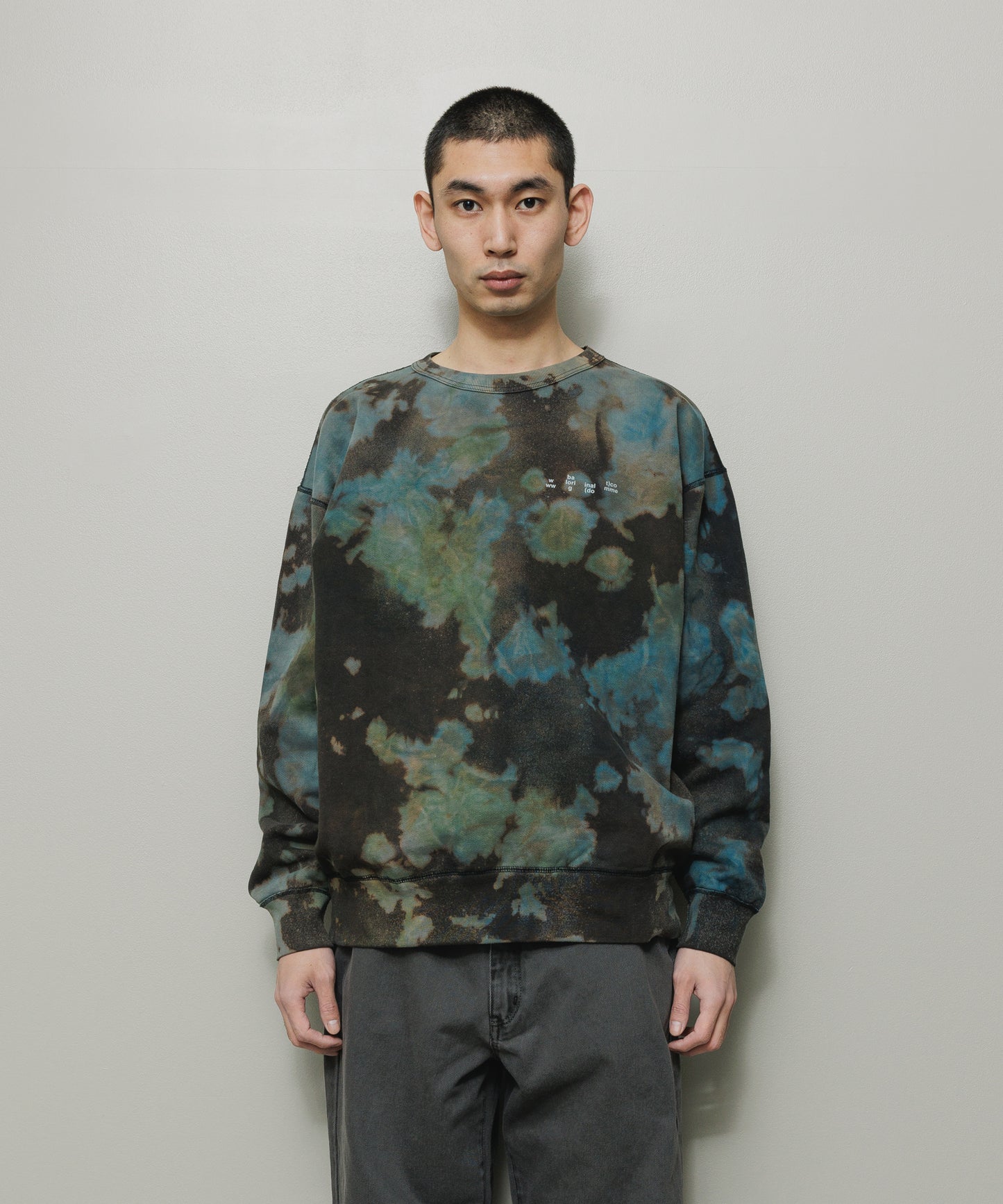 BAL/LOGO TIE DYE CREW by YUKIDYE