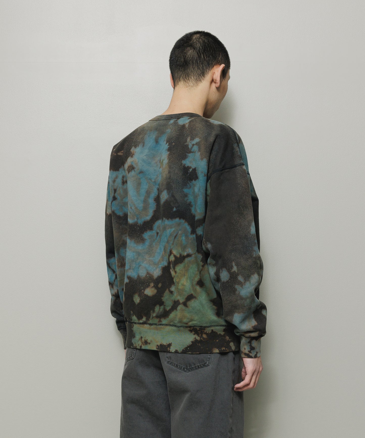 BAL/LOGO TIE DYE CREW by YUKIDYE