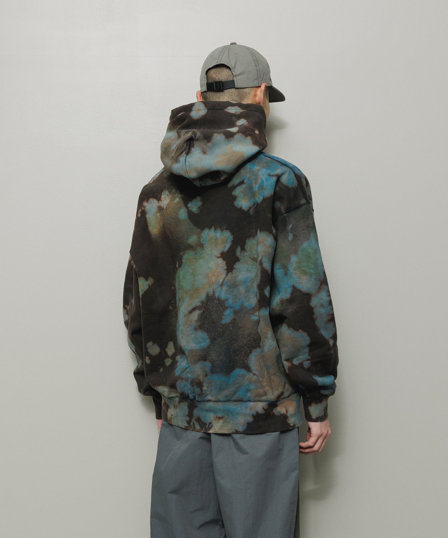 BAL/LOGO TIE DYE  HOODIE by YUKIDYE
