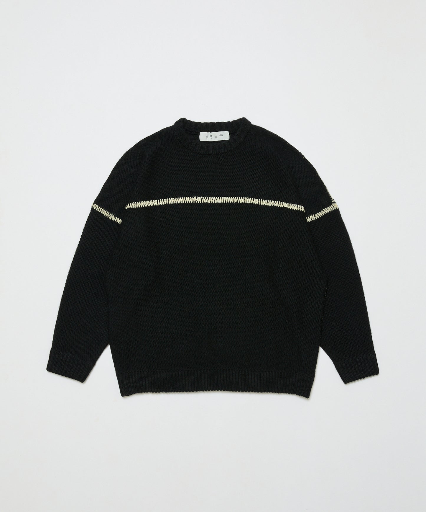 BAL/STITCHED DROP SHOULDER SWEATER