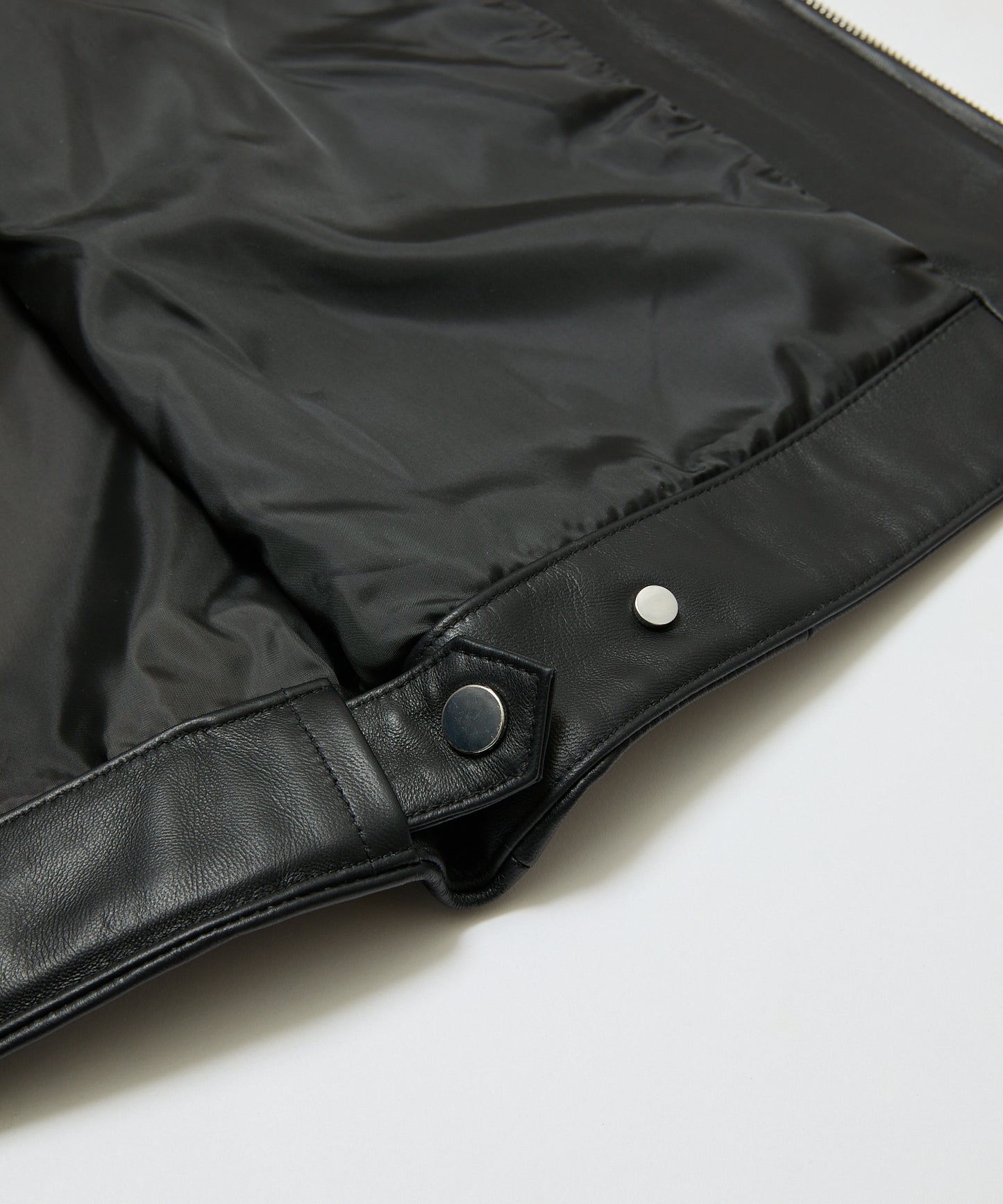 BAL/TECH LEATHER ZIP JACKET
